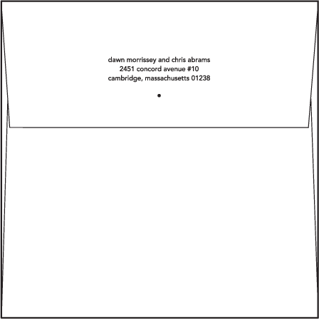 Circolo 2 Letterpress Thank You Card Flat Envelope Design Medium