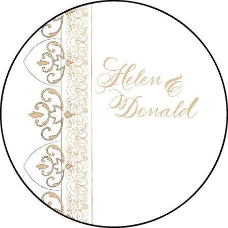 Claddagh Letterpress Coaster Design Medium