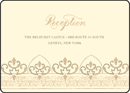 Claddagh Letterpress Reception Design Medium