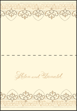 Claddagh Letterpress Thank You Card Fold Design Medium