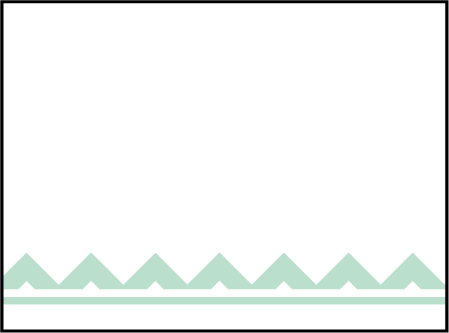 Classic Chevron Letterpress Placecard Flat Design Medium