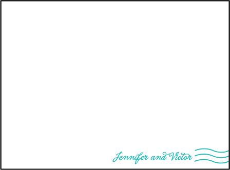 Classic Destination Letterpress Thank You Card Flat Design Medium
