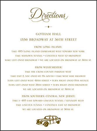 Classic Manhattan Letterpress Direction Design Medium