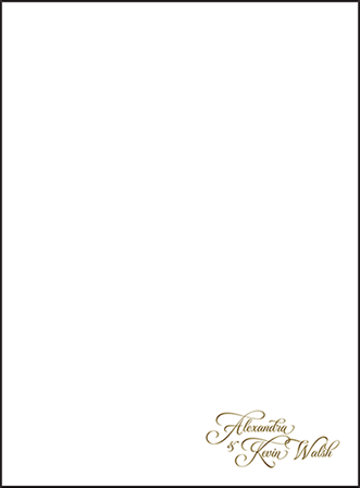 Classic Manhattan Letterpress Thank You Card Flat Design Medium