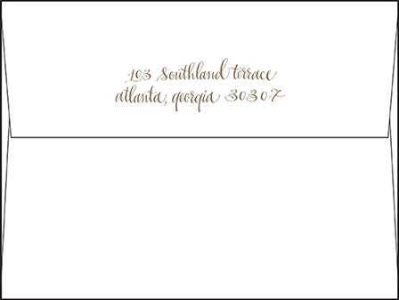 Colette Letterpress Envelope Design Medium