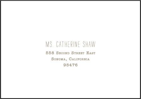 Collection Letterpress Reply Envelope Design Medium