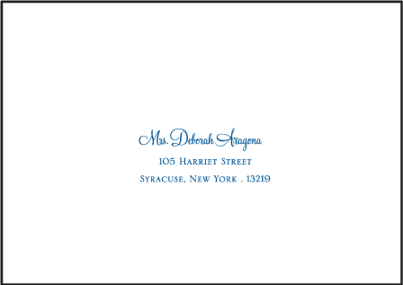 Commodore Letterpress Reply Envelope Design Medium