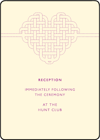 Connected Letterpress Reception Design Medium