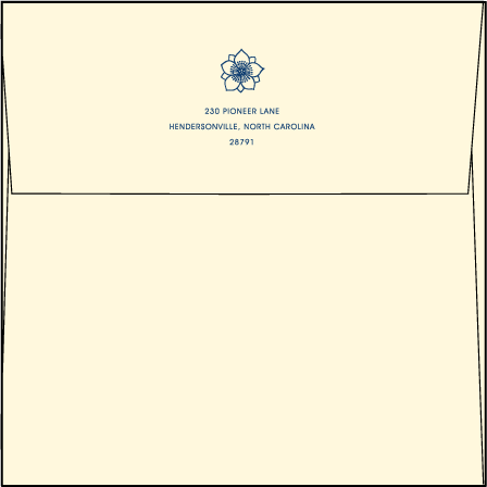 Connemara Letterpress Envelope Design Medium
