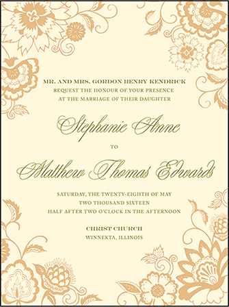 Coriander Letterpress Invitation Design Medium