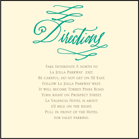 Coronado Letterpress Direction Design Medium