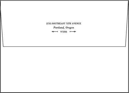 Cotillion Letterpress Envelope Design Medium