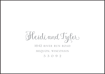 Credence Letterpress Reply Envelope Design Medium