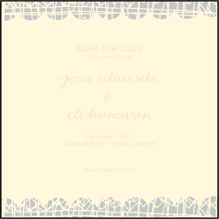 Dada Letterpress Save The Date Design Medium