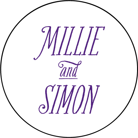 Darling Millie Letterpress Coaster Design Medium
