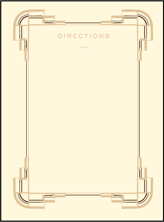 Deco Letterpress Direction Design Medium