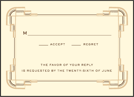 Deco Letterpress Reply Design Medium