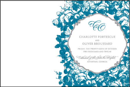 Delambre Classic Letterpress Program Design Medium