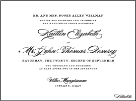 Deveril Letterpress Invitation Design Medium