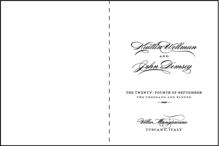 Deveril Letterpress Program Design Medium
