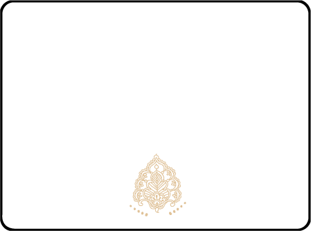 Divya Formal Letterpress Placecard Flat Design Medium