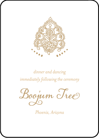 Divya Formal Letterpress Reception Design Medium