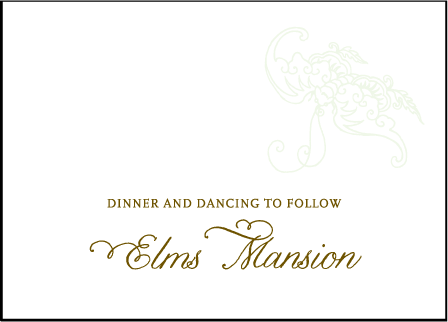 Dolce Letterpress Reception Design Medium