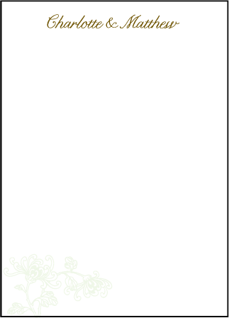 Dolce Letterpress Thank You Card Flat Design Medium