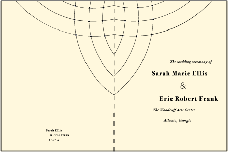 Duet Letterpress Program Design Medium