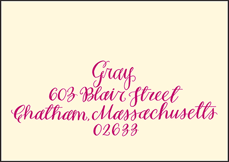 Eleanor Letterpress Reply Envelope Design Medium
