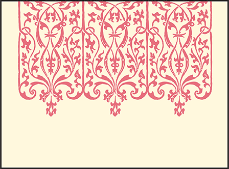 Elegant Monogram Letterpress Placecard Flat Design Medium