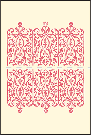 Elegant Monogram Letterpress Placecard Fold Design Medium