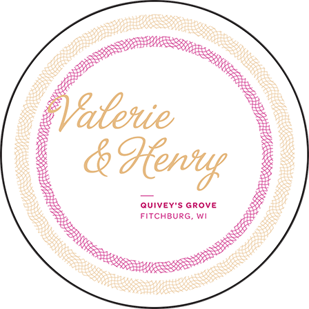 Ellisse Letterpress Coaster Design Medium