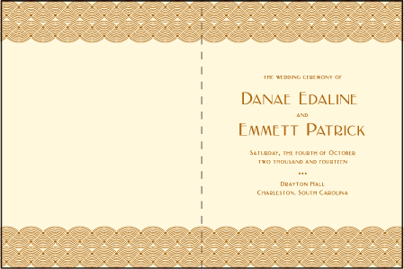 Emile Letterpress Program Design Medium