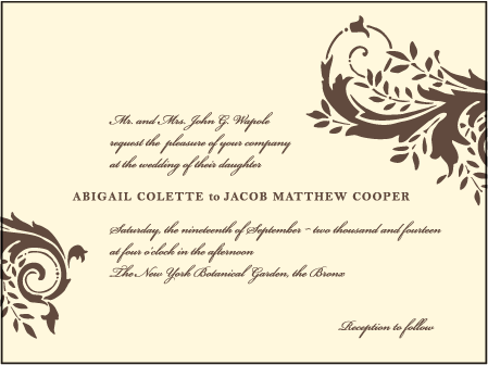 Empire Letterpress Invitation Design Medium
