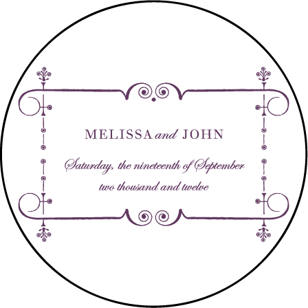 English Waltz Letterpress Coaster Design Medium
