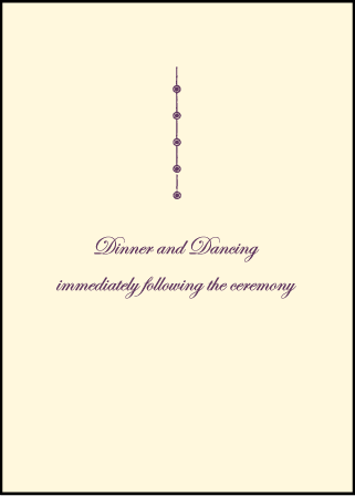 English Waltz Letterpress Reception Design Medium