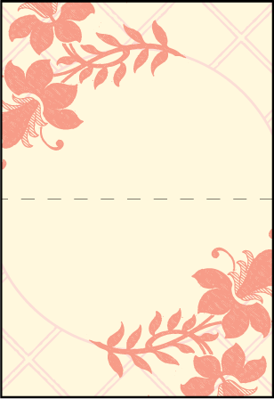 Enya Letterpress Placecard Fold Design Medium