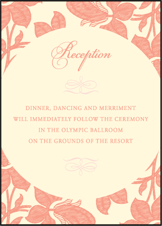 Enya Letterpress Reception Design Medium