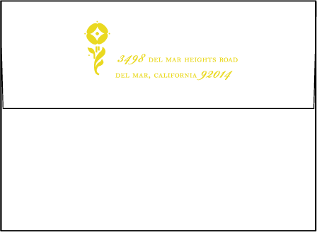Erra Letterpress Thank You Card Flat Envelope Design Medium