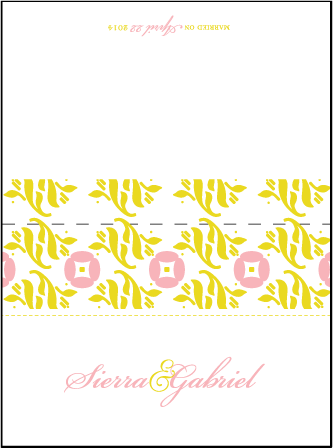 Erra Letterpress Thank You Card Fold Design Medium