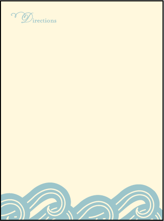Erte Beach Letterpress Direction Design Medium