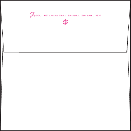 Esperanza Letterpress Envelope Design Medium