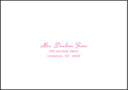 Esperanza Letterpress Reply Envelope Design Medium