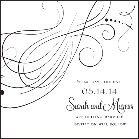 Evelyn Letterpress Save The Date Design Medium