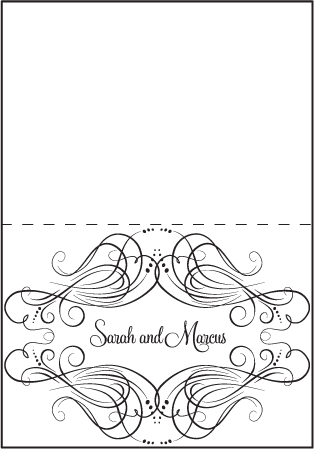 Evelyn Letterpress Thank You Card Fold Design Medium