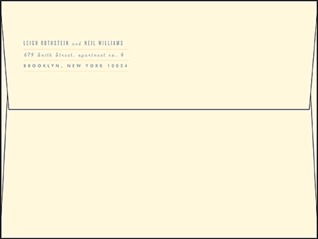 Farmstand Letterpress Envelope Design Medium
