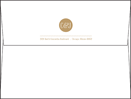 Fidelia Letterpress Envelope Design Medium