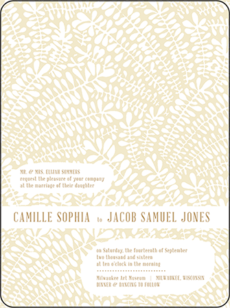 Fidelia Letterpress Invitation Design Medium