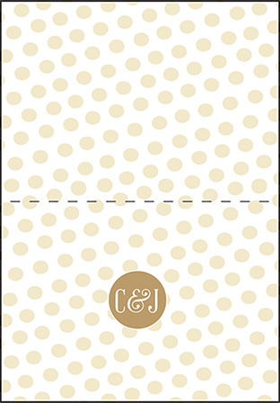 Fidelia Letterpress Thank You Card Fold Design Medium